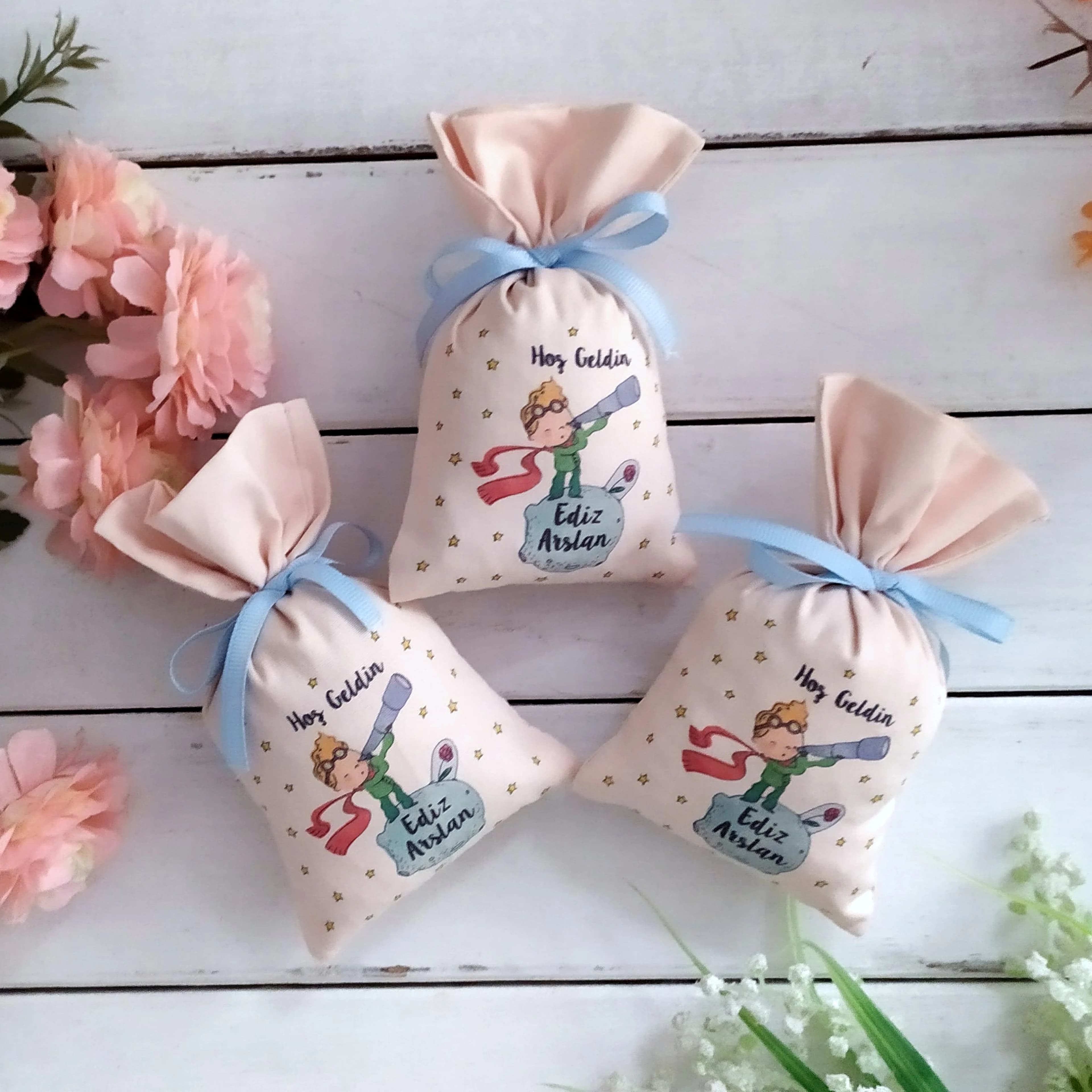 Küçük Prens Tema Erkek Bebek Lavanta Kesesi