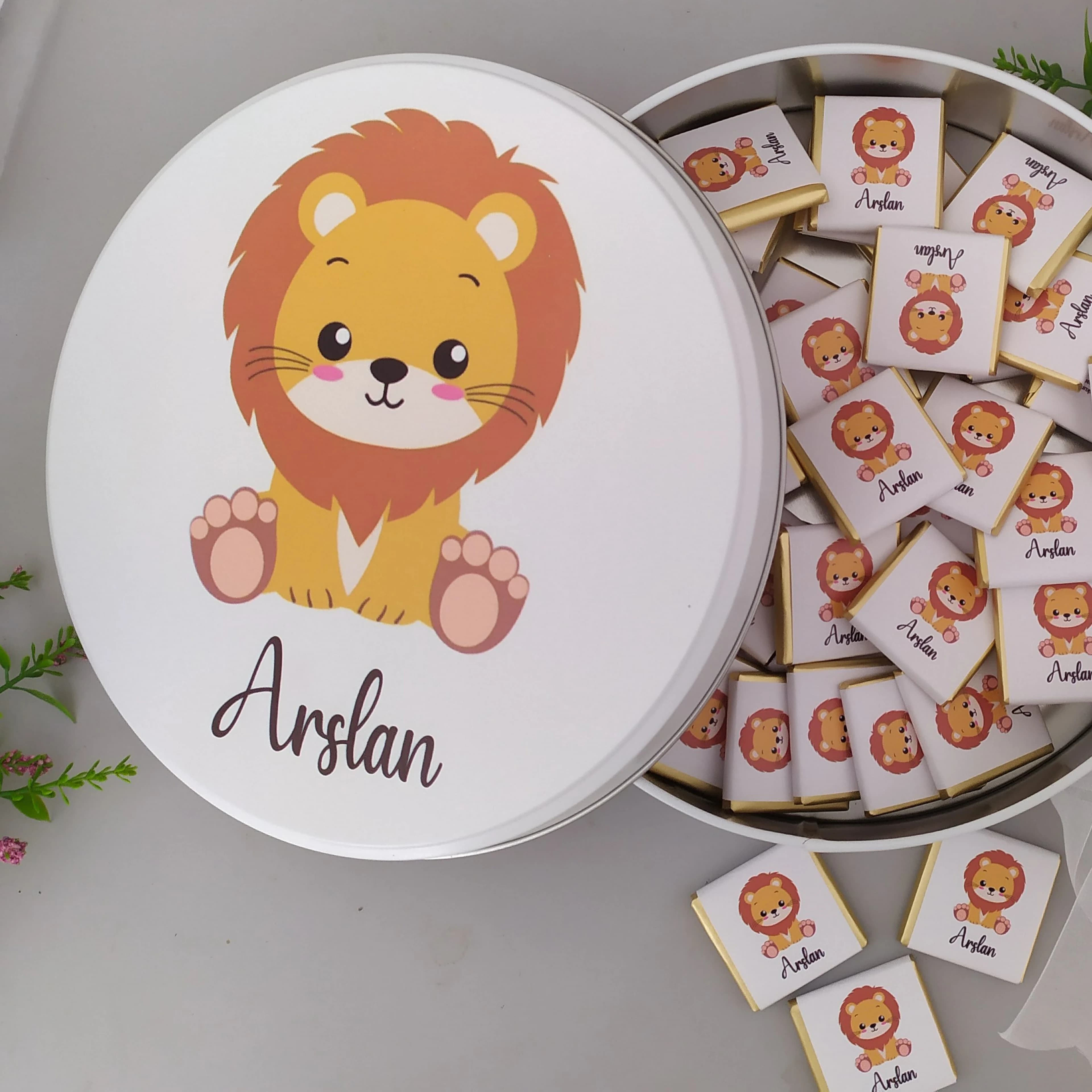 Aslan Tema Bebek Çikolatası