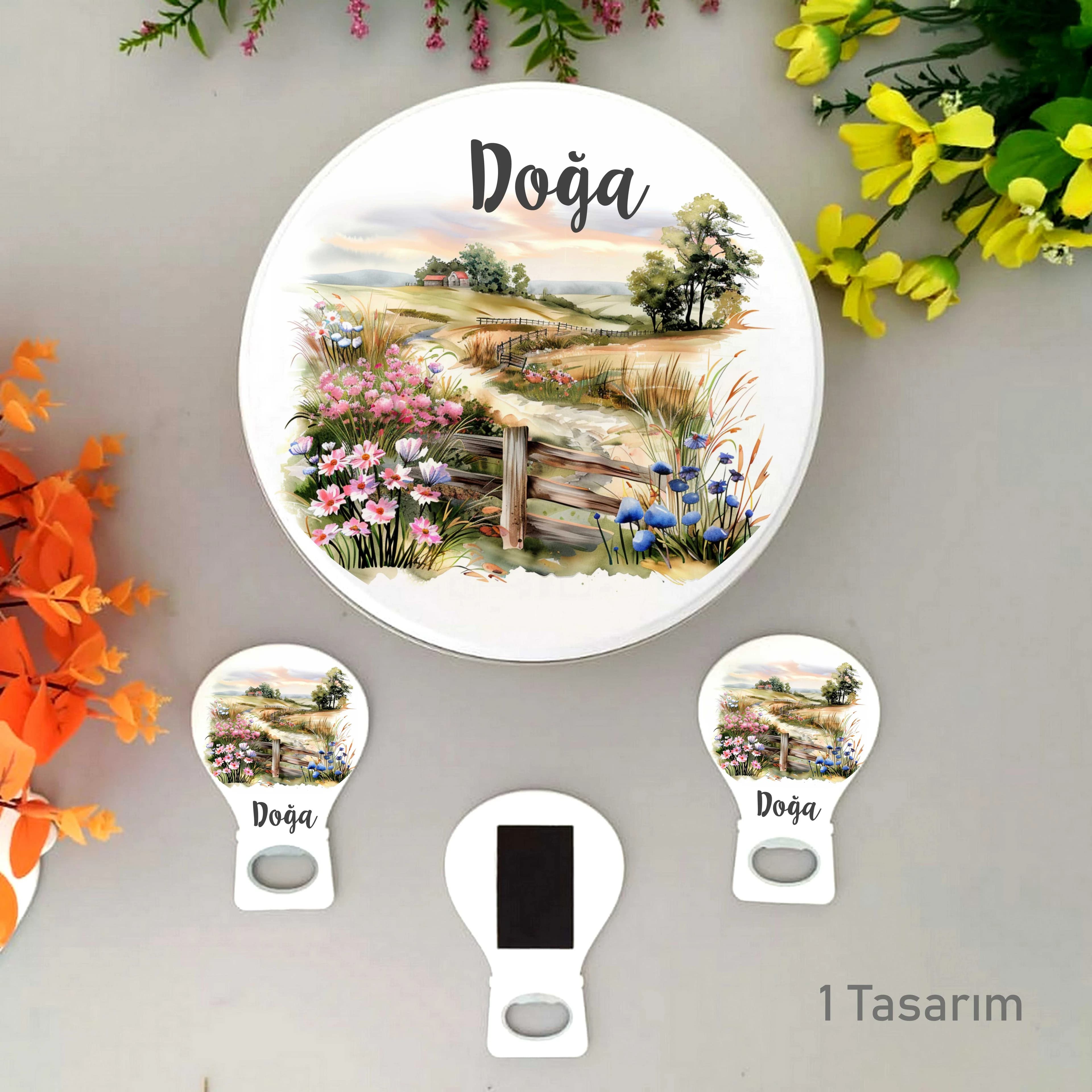 Doğa Konsept 100 Bebek Çikolatası 25 Açacak Magnet