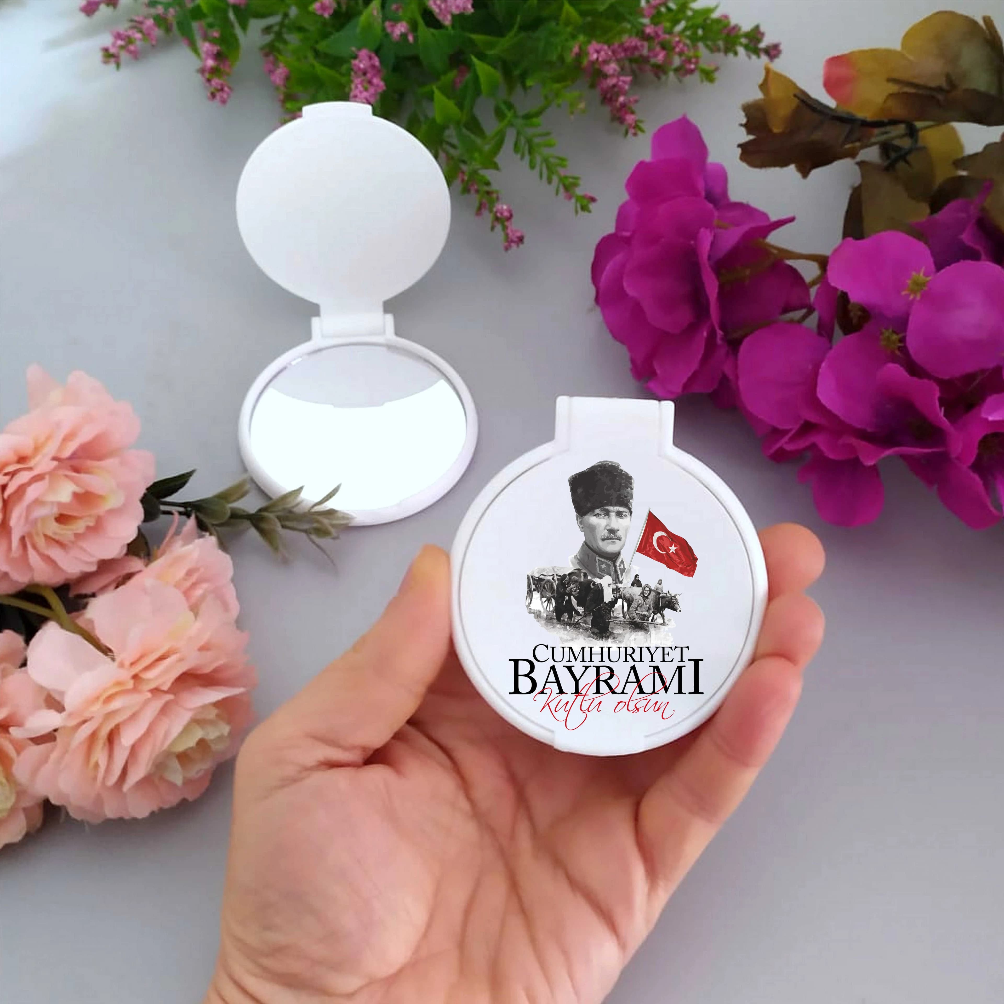 29 Ekim Bayramı Tema Cep Aynası