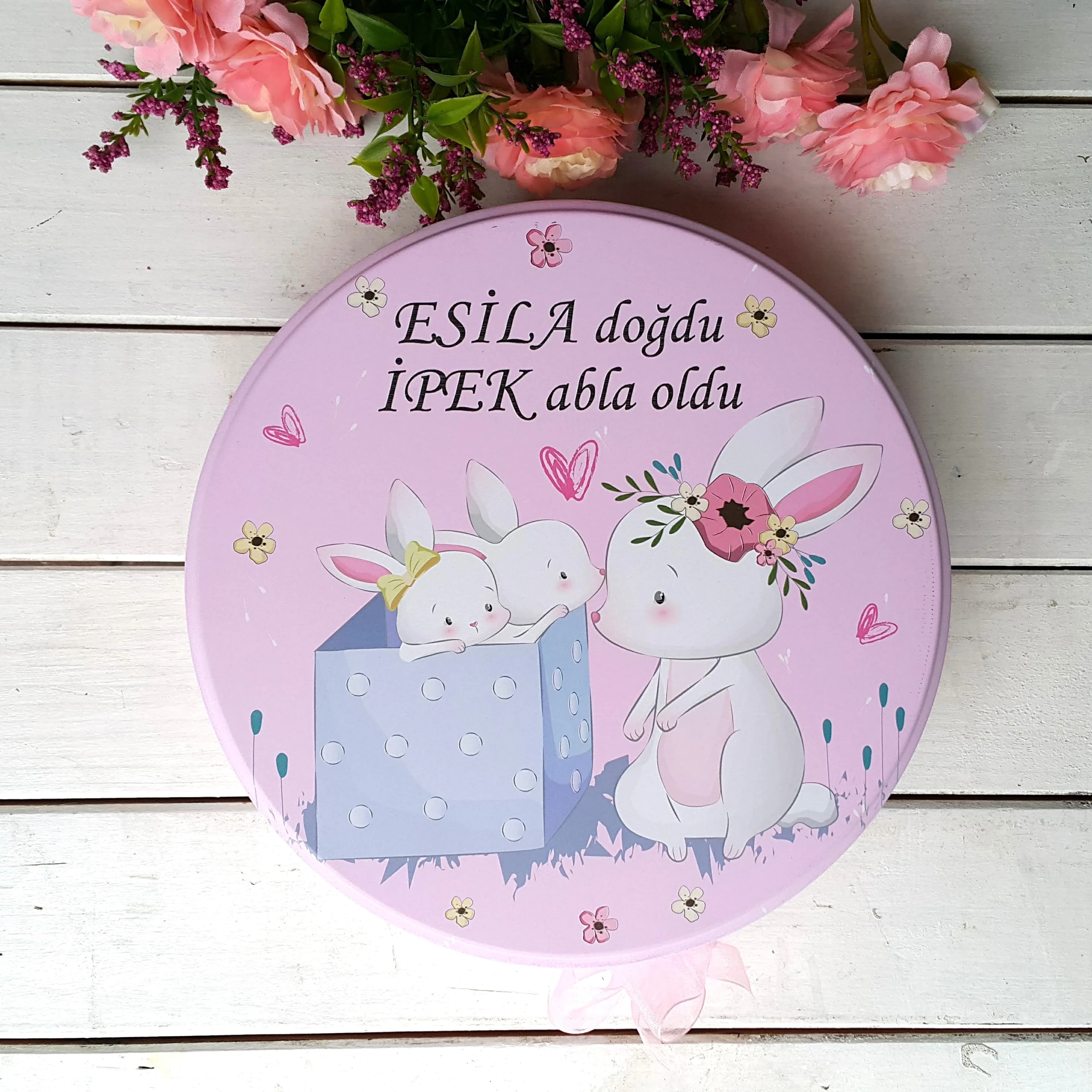 Tavşan Konsept Bebek Çikolatası ( magnet hariç )