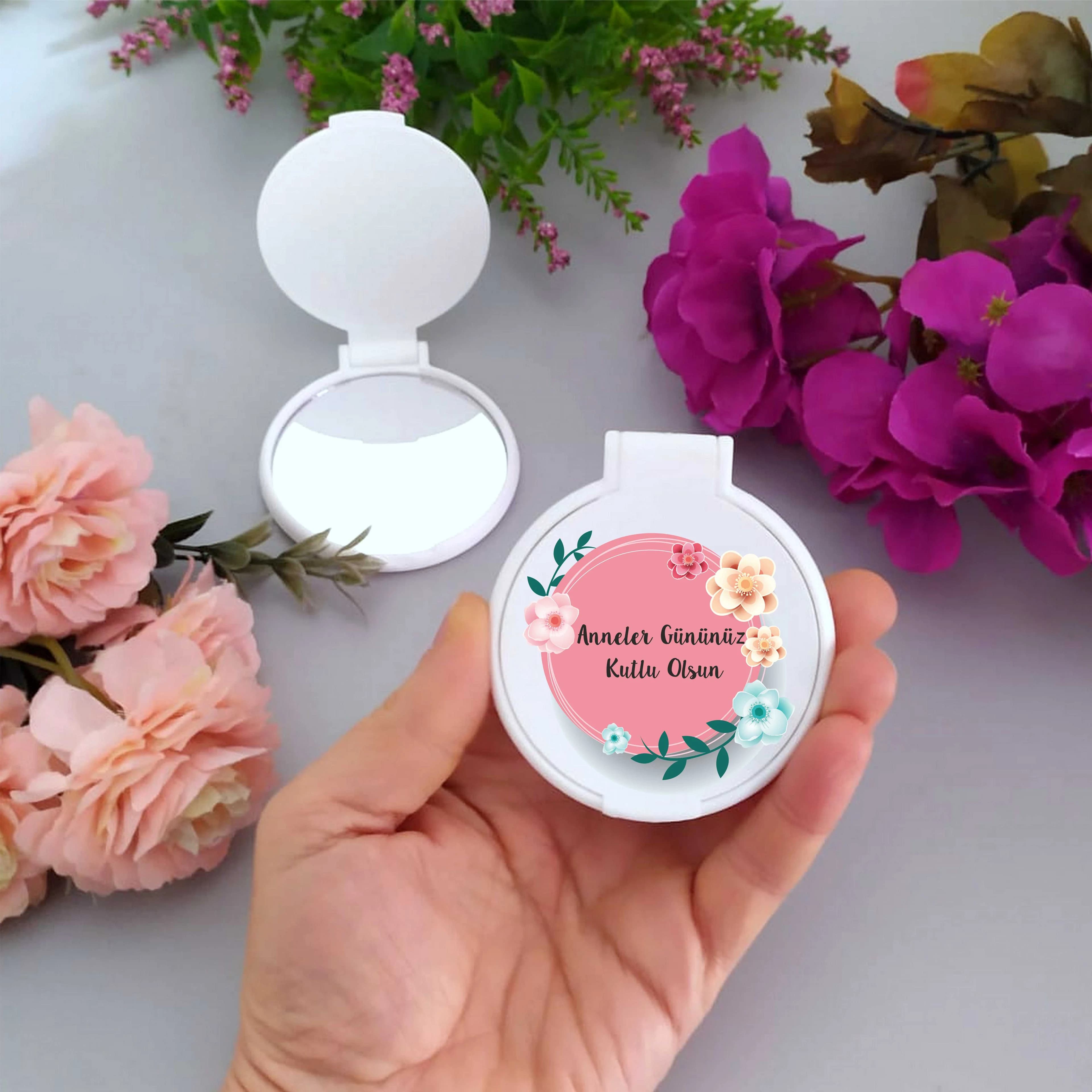 Anneler Günü Temalı Cep Aynası