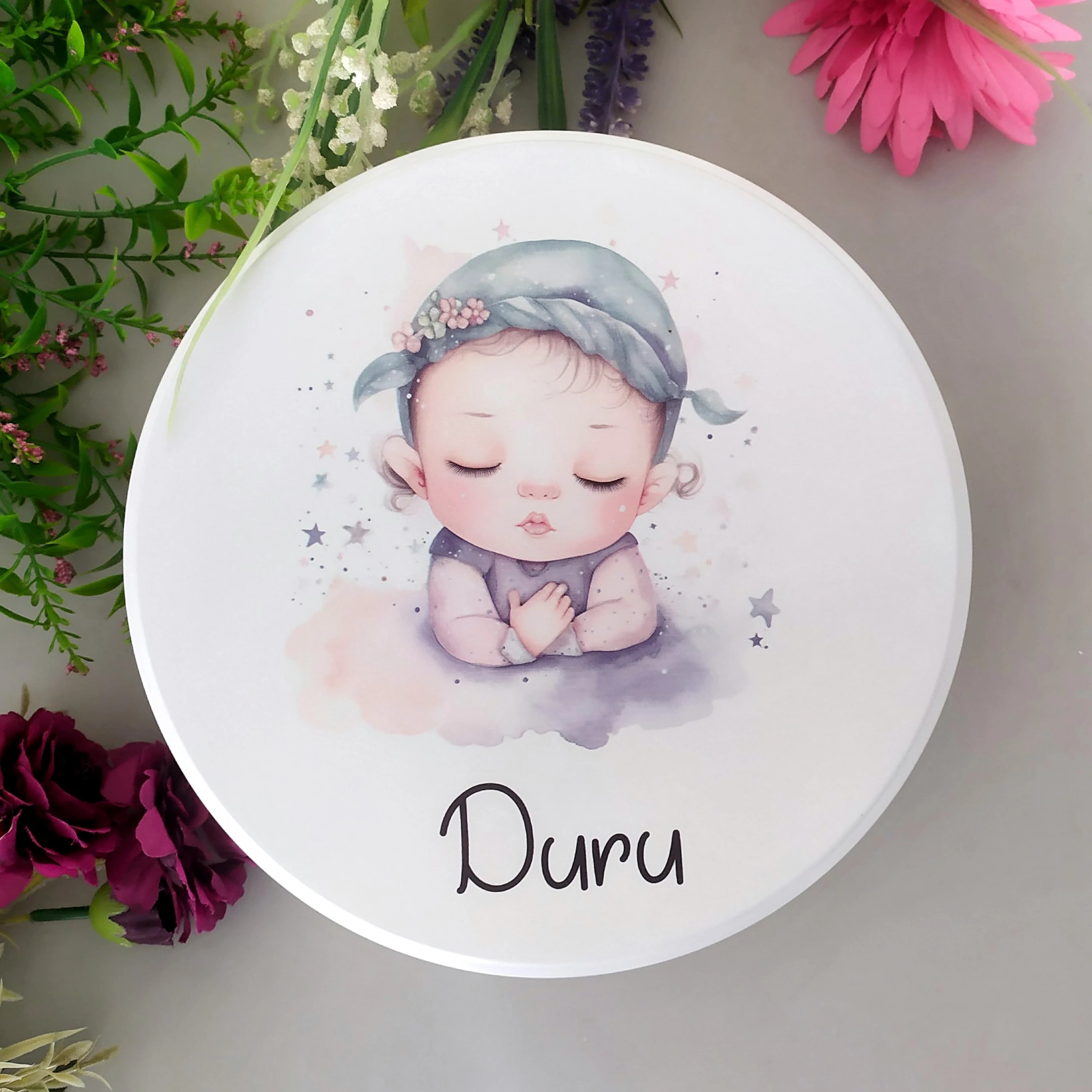 Bebek Tema Boş Bebek Çikolata Kutusu