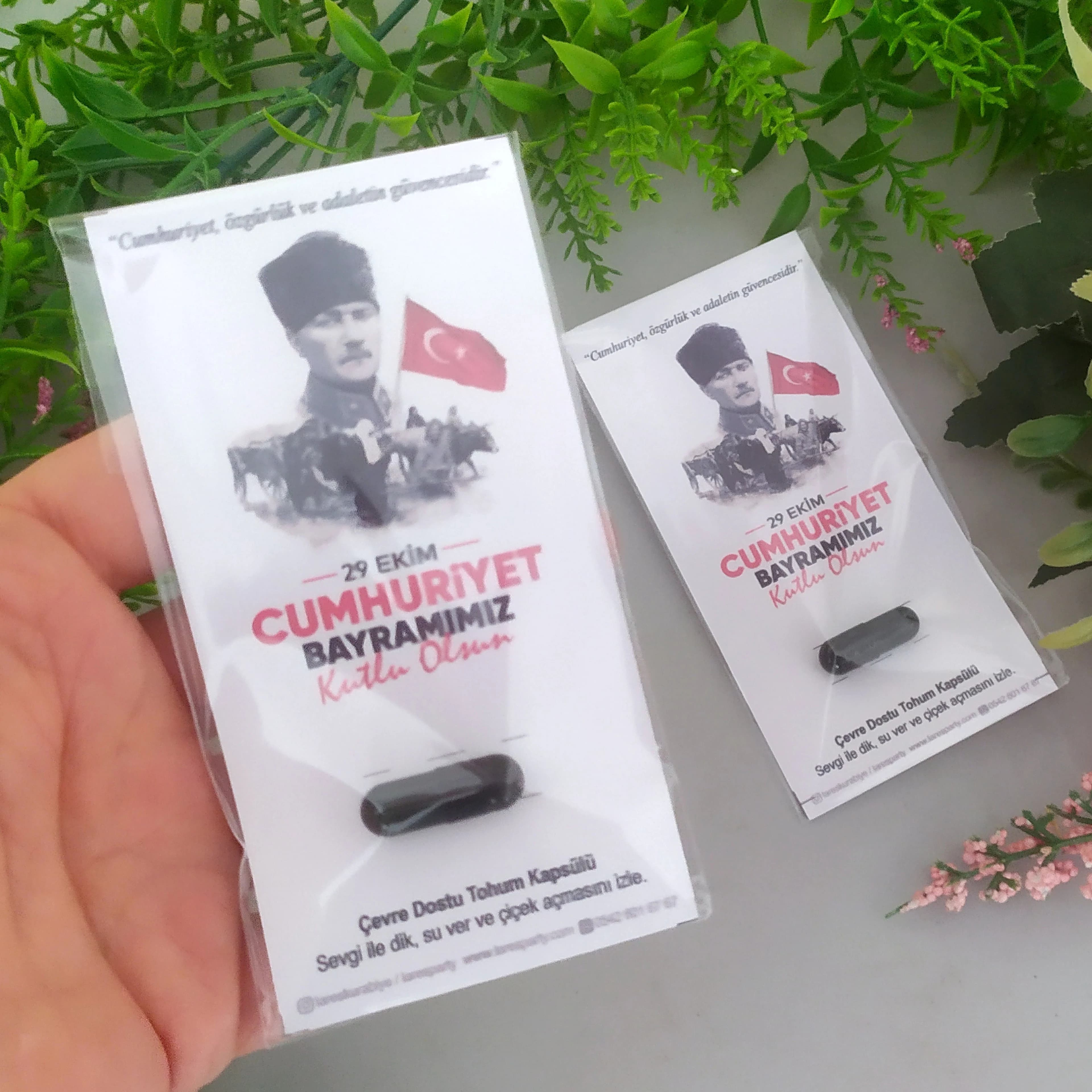 Cumhuriyet Bayramı Tema Tohum Kapsülü