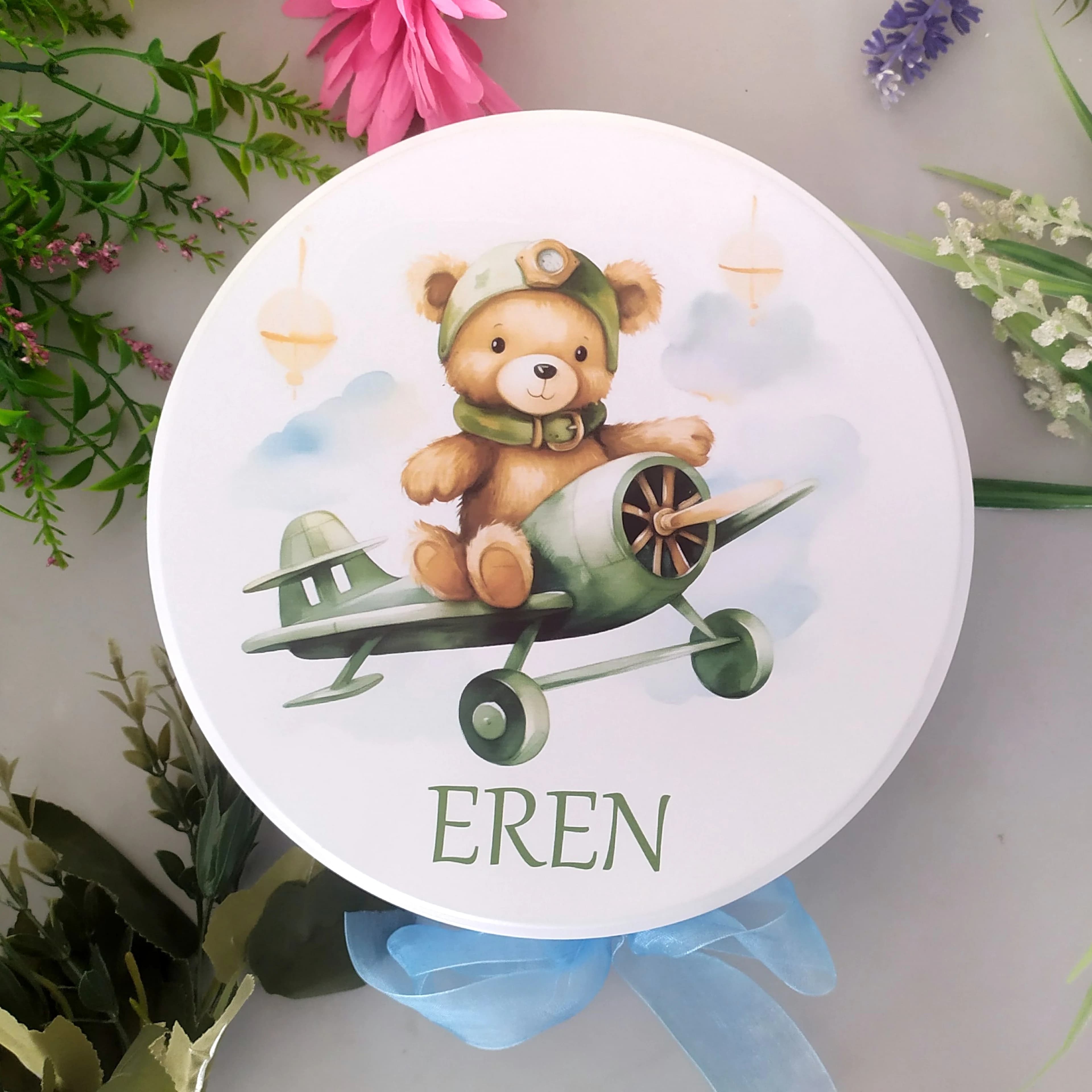 Ayıcık Tema Boş Hediyelik Bebek Çikolata Kutusu