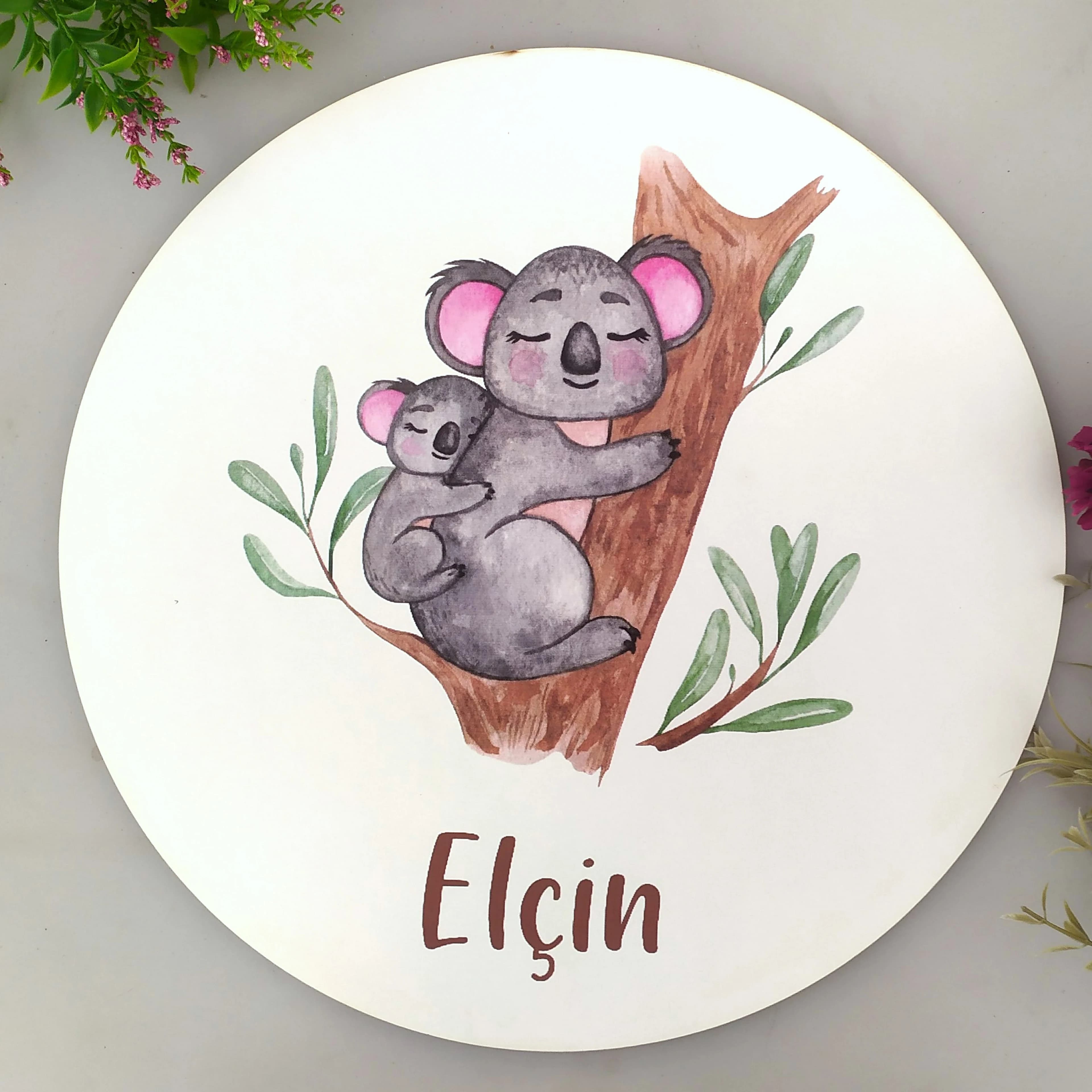 Koala Tema Tema Kapı Süsü