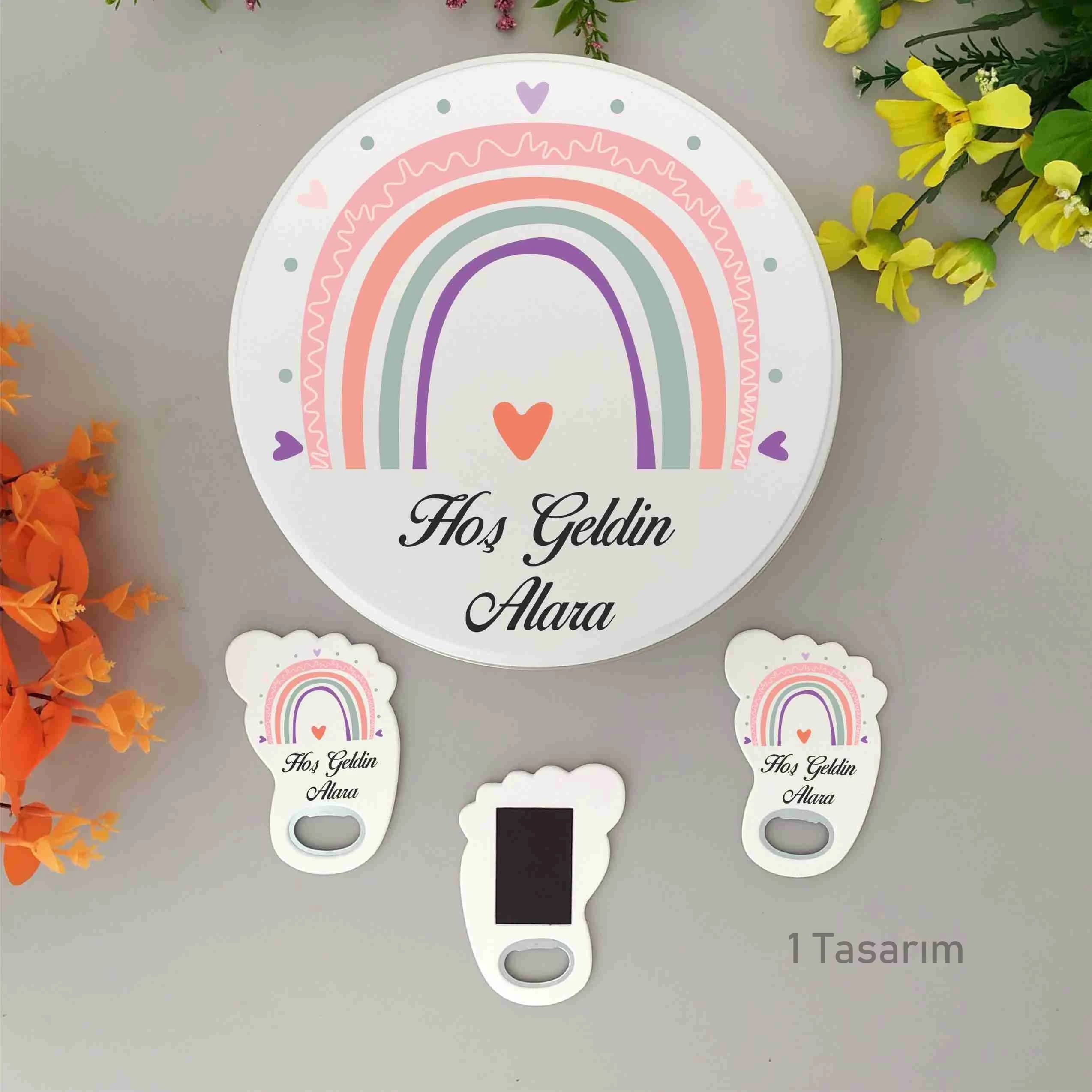 Gökkuşağı Konsept 100 Çikolata + 25 Açacak Magnet