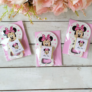 Minnie Tema Açacak Magnet ve Çikolata