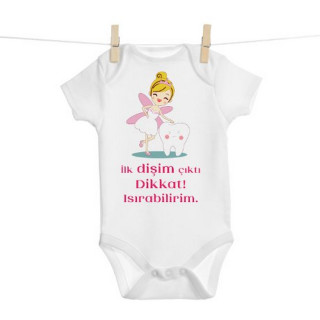 Kişiye Özel Baskılı Bebek Zıbını (0-3 Ay)