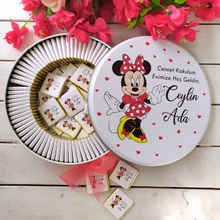 Minnie Tema Bebek Çikolatası