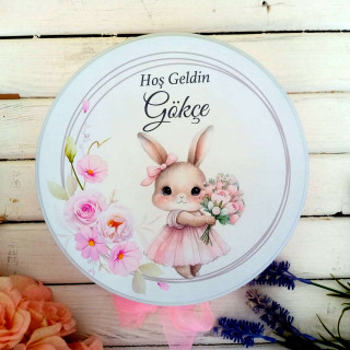 Tavşan Temalı Bebek Çikolatası