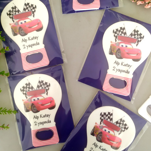 Şimşek Mcqueen Tema Balon Açacak Magnet