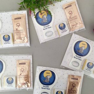 Yavru Kurt Tema Açacak+Kahve+ Çikolata Seti