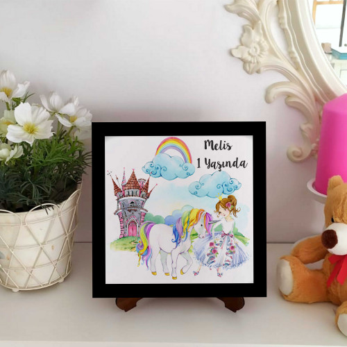 Unicorn Tema Kare Pano