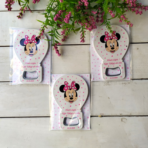 Minnie Temalı Balon Magnet