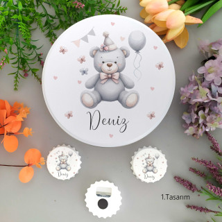 Yeni Sezon Tasarım 100 Bebek Çikolatası 25 Açacak Magnet