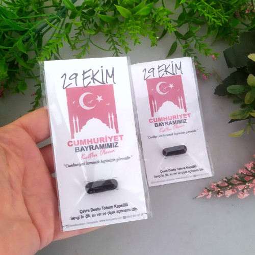 Cumhuriyet Bayramı Tema Tohum Kapsülü