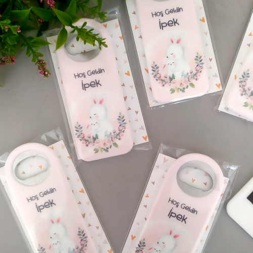 Tavşan Tema Uzun Açacak Magnet