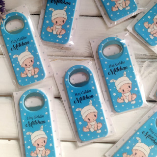 Erkek Bebek Hediyesi Açacak Magnet