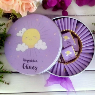 Güneş Temalı Bebek Çikolatası