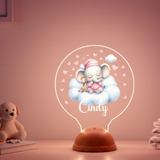 İsim baskılı Gece Lambası