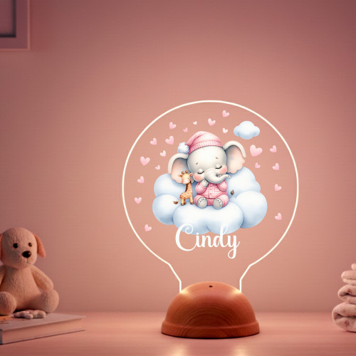 İsim baskılı Gece Lambası