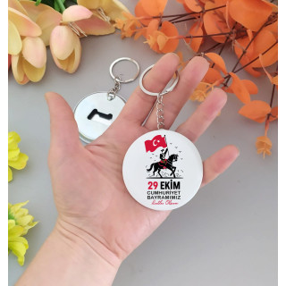 29 Ekim Cumhuriyet Tema Açacak Anahtarlık