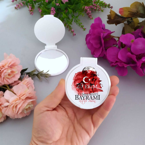 29 Ekim Barramı Tema Cep Aynası