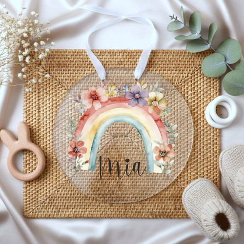 Gökkuşağı Tema Pleksi Kapı Süsü