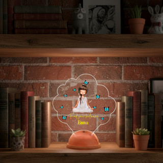 Yoga Tema Gece Lambası