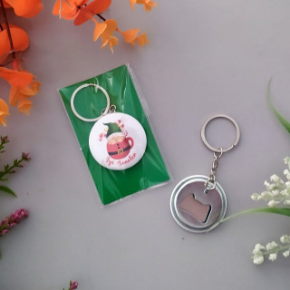 Yeni Yıl Tema Buton Açacak Anahtarlık